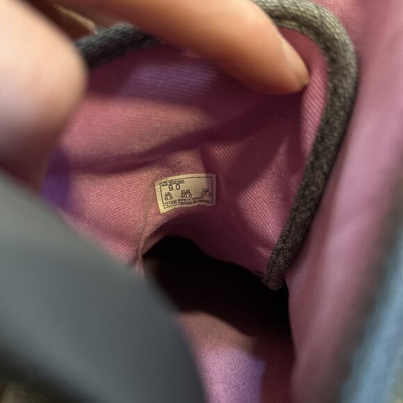 Vans Women’s Camden Hi Top Sneaker Back Zip Not Tie Twill 9 Gray - Picture 5 of 7